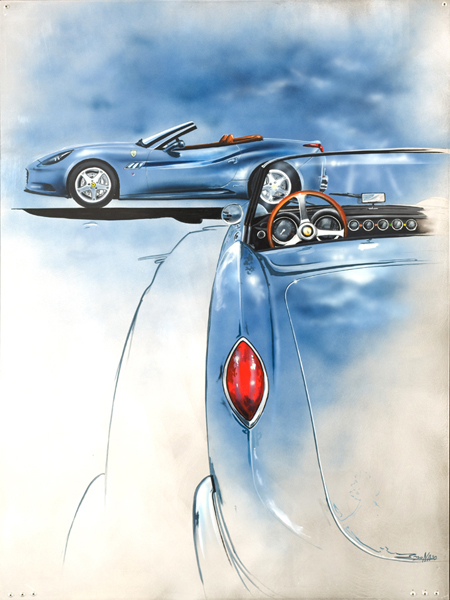 Ferrari California (2009) - 100x70cm - Author's collection