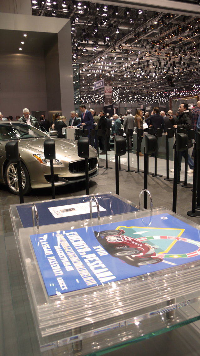 Litografie Maserati - Salone di Ginevra 2014